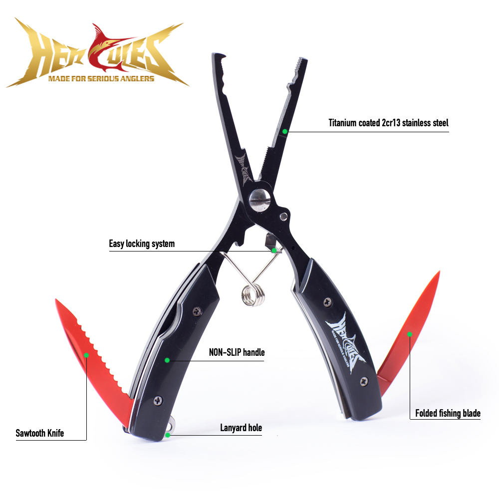 Fishing Equipment Cheap - Tang Pancing HERCULES dengan Sarung dan