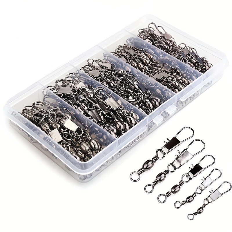 Ice Fishing Tip Up - 50/200pcs Barrel Snap Swivel Aksesoris Pancing,