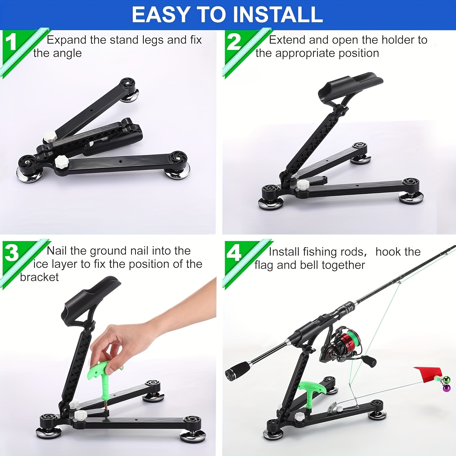 Penyangga Joran Pancing Es yan - Ice Fishing Tip Up ulasan dan harga